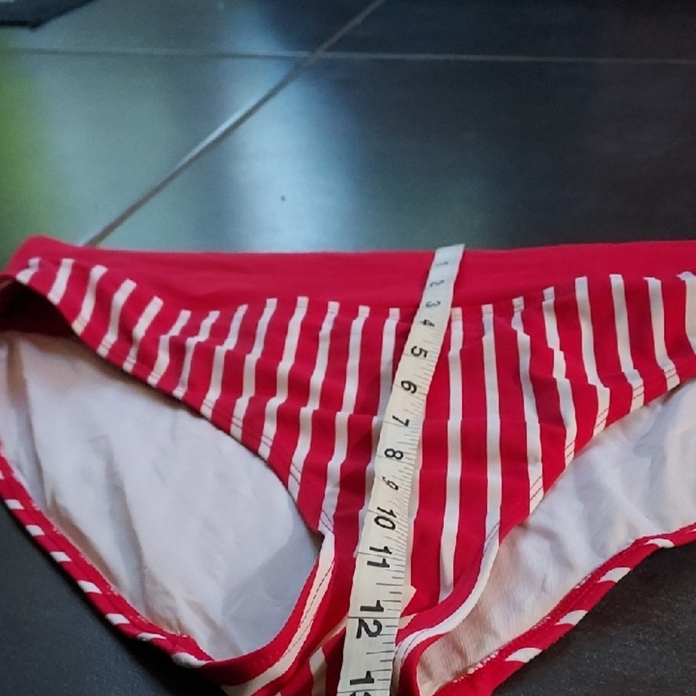 Pink Striped Bikini Set - Picture 8 of 9